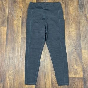 AEO gray the everything pocket legging curvy size LARGE regular